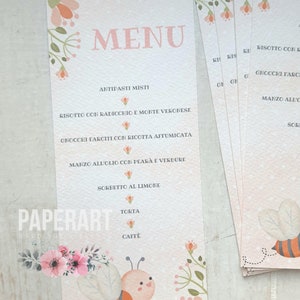 nr. 10 menu personalizzati - Mod. Apetta II