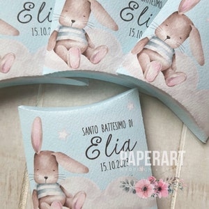 nr. 10 (dieci) scatoline PILLOW - Mod. Sleepy Bunny