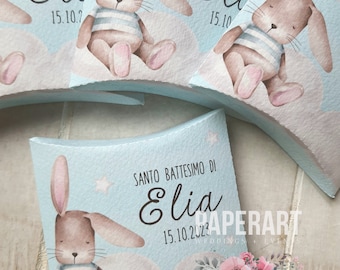 nr. 10 (dieci) scatoline PILLOW - Mod. Sleepy Bunny