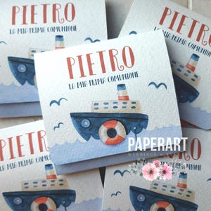 nr. 10 (dieci) tasche porta-confetti- Mod. Nautico