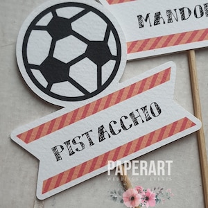 nr. 3 segnagusti per confettata - mod. Sports (calcio)