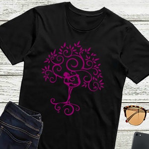 Yoga Shirt Tree Of Life Yogi Meditation Tshirt Om Namaste Yoga Shirt Tops Yoga Class Instructor Gift T-Shirts for Men and Women