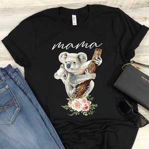 Mama Bear Koala Tee Etsy
