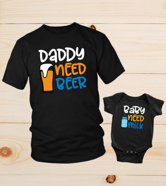 Details about   Daddy Son T shirts Fathers Day Gift Father Baby Funny Christmas Matching Tees