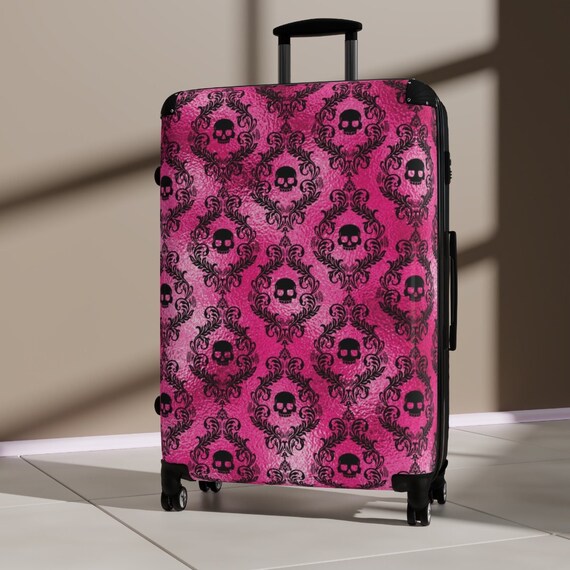 Skull carry on luggage hot sale