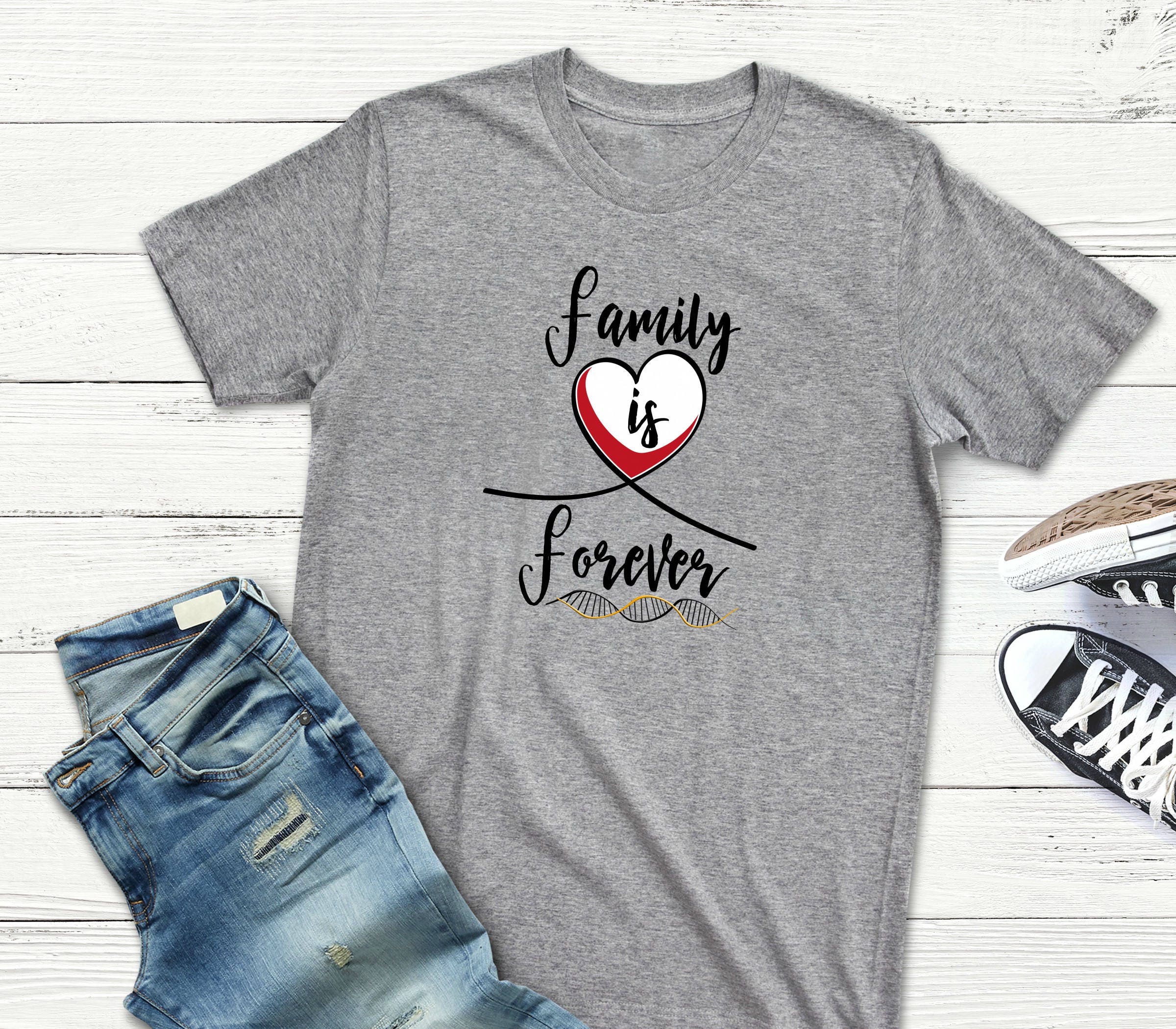 Family Matching Shirts FAMILY FOREVER Inspirational Family - Etsy