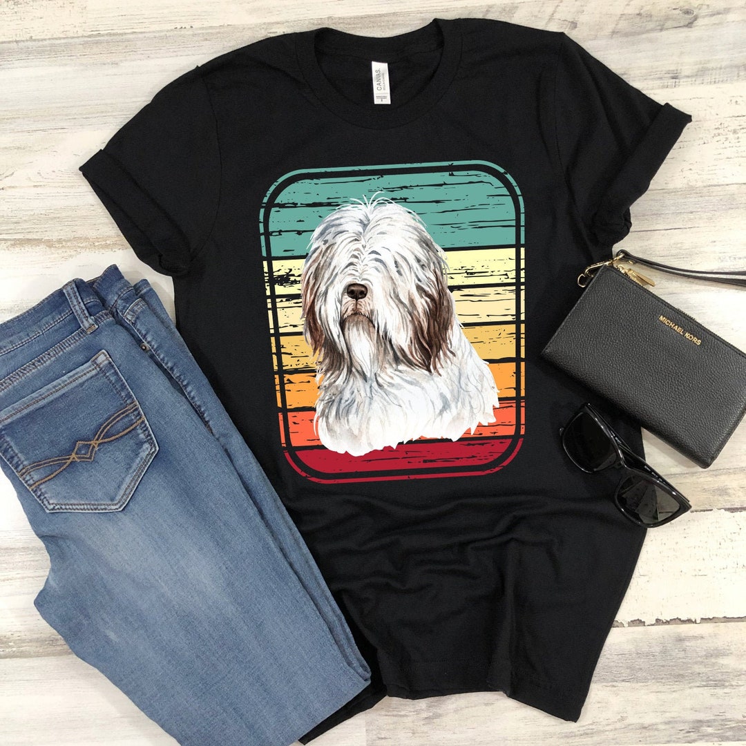 Bearded Collie Shirt Bearded Collie Dog T shirt Collies Vintage Bearded Collie Mom or Dad Retro Distressed Gift for Men and Women Etsy