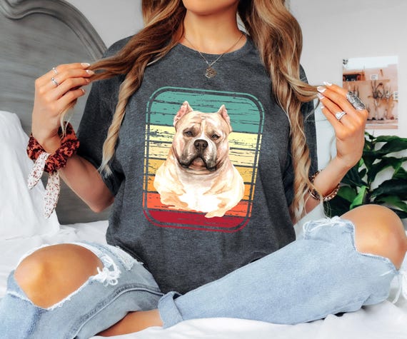 Retro Vintage Pitbull Dog Shirt Pitbull T-Shirt Gift Retro Vintage Pitbull Dog Shirt Pitbull T-Shirt Gift