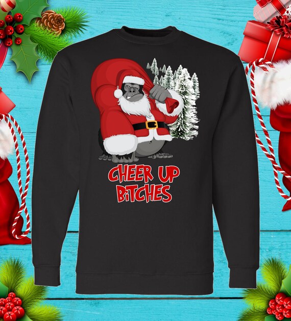 Gorilla christmas jumper sales