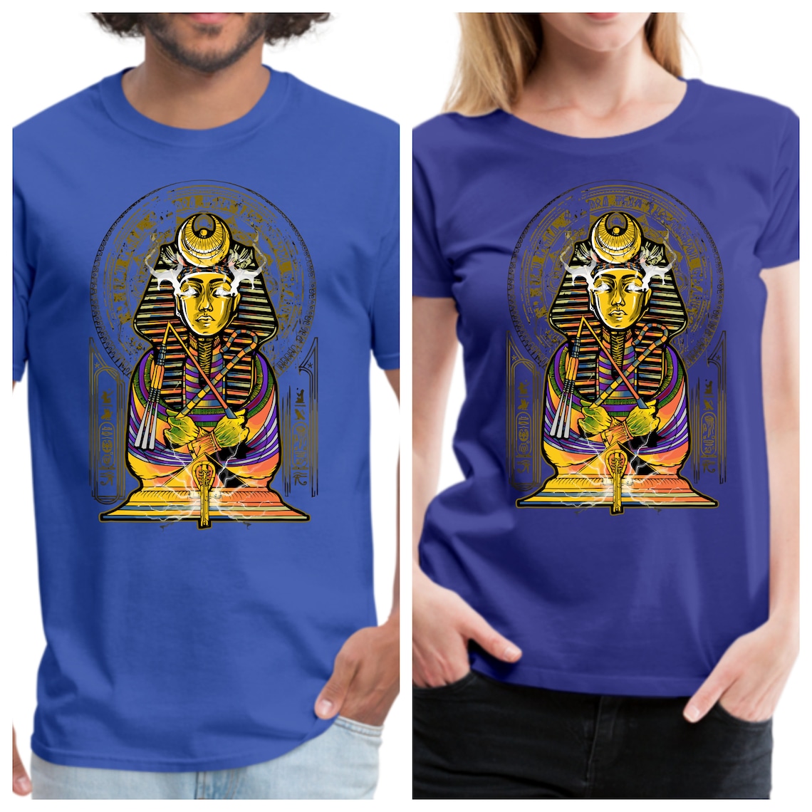 Pharaoh Shirt Colorful Ancient Egypt Tshirt Graphic Etsy
