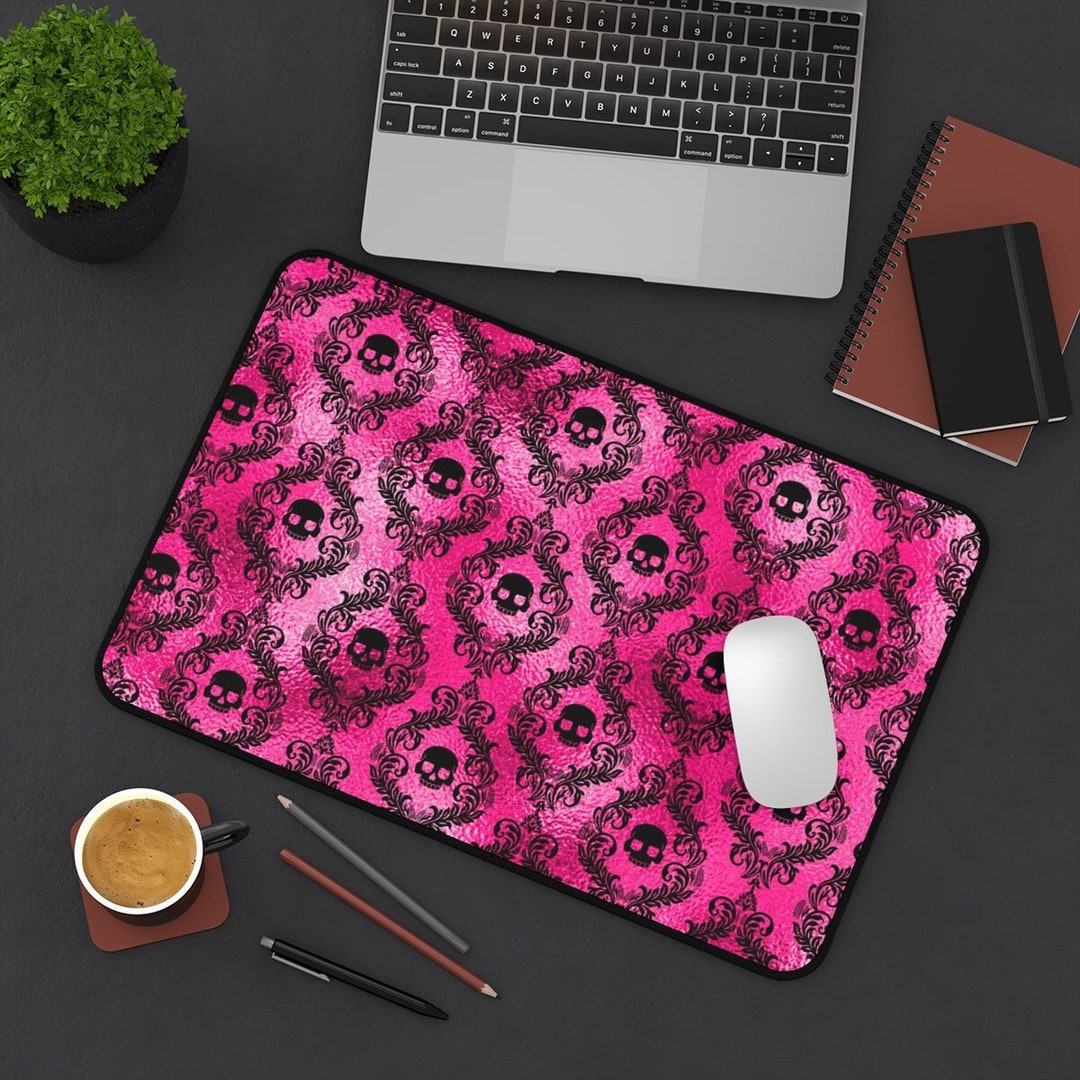 Skulls Desk Mat Skull Long Desk Mats Mouse Pad Gaming Mousepad Office ...