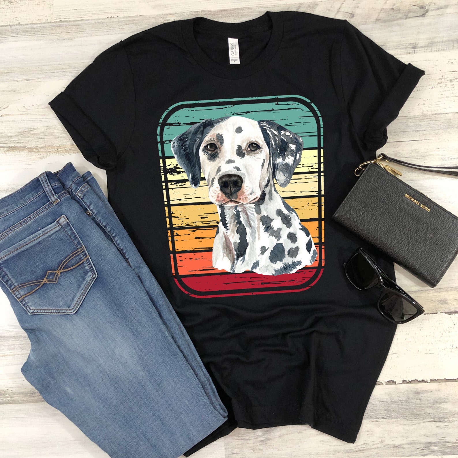 Dalmatian Shirt Dog Dalmatians Tshirt Vintage Dalmatian Mom Etsy