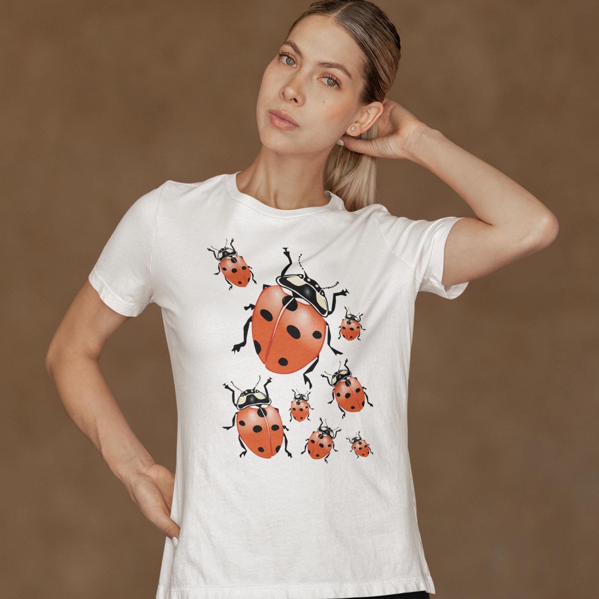 Ladybug Shirt Ladybugs T-shirt Lady Bird Funny Lady Beetle Lovers