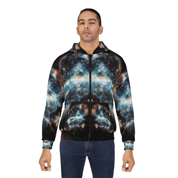 Space Hoodie Galaxy Pullover or Zip up Hoodies Space Lover