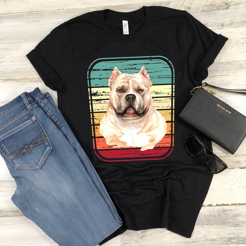 Maglietta Da Uomo Pitbull Magliette Con Grande Stampa Di Cane - Foto 11