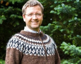 Handknitted  sweater from Icelandic wool