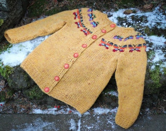 Icelandic wool sweater for children