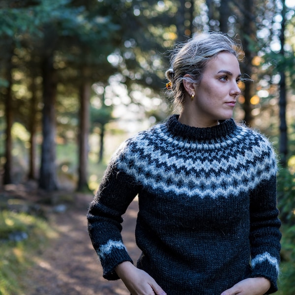 Icelandic unisex traditional sweater, lopapeysa.