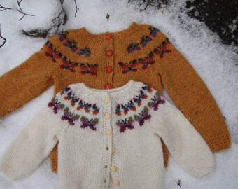 Icelandic wool sweater for children