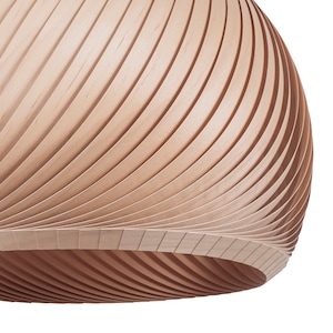 Wooden Japandi Lighting, Decorative Lampshade, Scandinavian Chandelier, Dining Room Light Fixtures, Wabi Sabi Pendant Light, Drum, Wind
