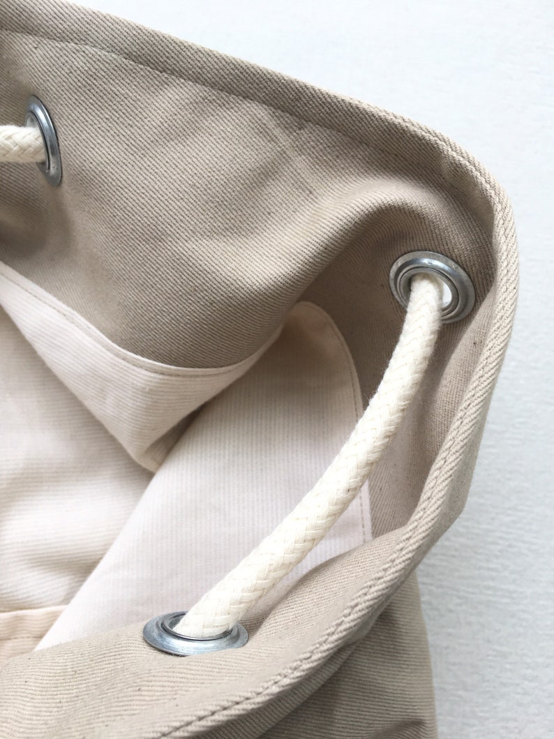 drawstring sailor bag