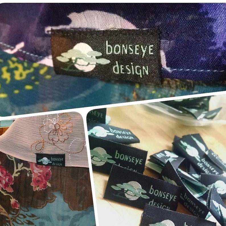 1000 Custom Woven Clothing Labels USA Etsy