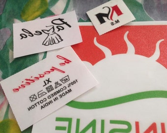 1000 USA Heat Transfer Labels