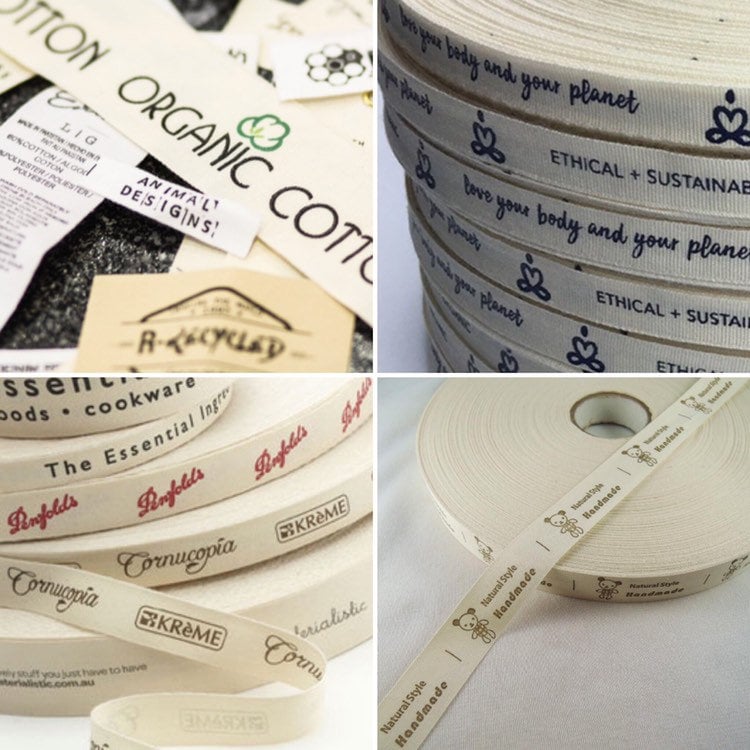 Cotton Printed Ribbon – Custom Couture Label Company