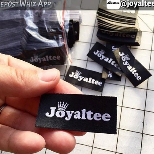 Shops 250 Wholesale Custom IRON ON Woven Logo Labels (USA)