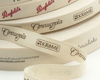 30 yards Printed Cotton Ribbon on Rolls