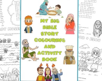 JW KIDS - Bible Story Coloring & Activity Book Pages