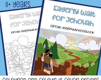 JW Teens - 'Eagerly Wait for Jehovah' - Circuit Assembly Activity Notebooks- Instant PDF download