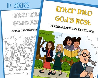 JW Teens - Enter Into God's Rest - Circuit Assembly Activity Notebooks- Instant PDF download