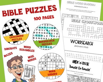 JW Bible Puzzle Activity Book - Teens/Adults PDF Download