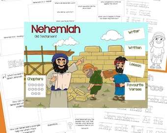 JW Kids Bible Activity - NEHEMIAH - PDF Télécharger