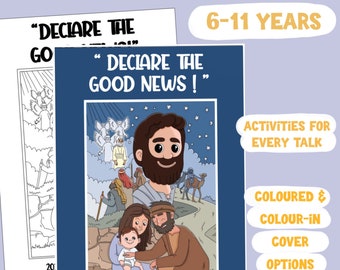 JW Kids 6-11yrs "Declare the Good News!" Convention Activity Notebook - Printable Download