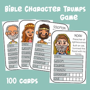 JW Game - TRUMPS - Gioco di carte con personaggi della Bibbia - Download PDF