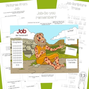 JW Kids Bible Activity - JOB - PDF Download