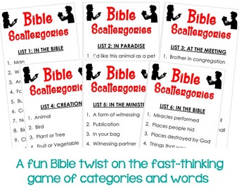JW Game - SCATTERGORIES BIBLIQUES - Téléchargement pdf instantané