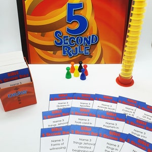 Jogo JW - Regra dos 5 Segundos da BÍBLIA - Cartas de Jogo - Download em PDF