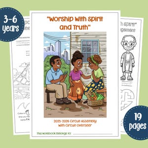 Cahier d&#39;activités pour enfants JW Kids : 3-6 ans (téléchargement PDF)