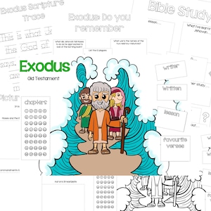 JW Kids Bible Activity - EXODUS - PDF Download