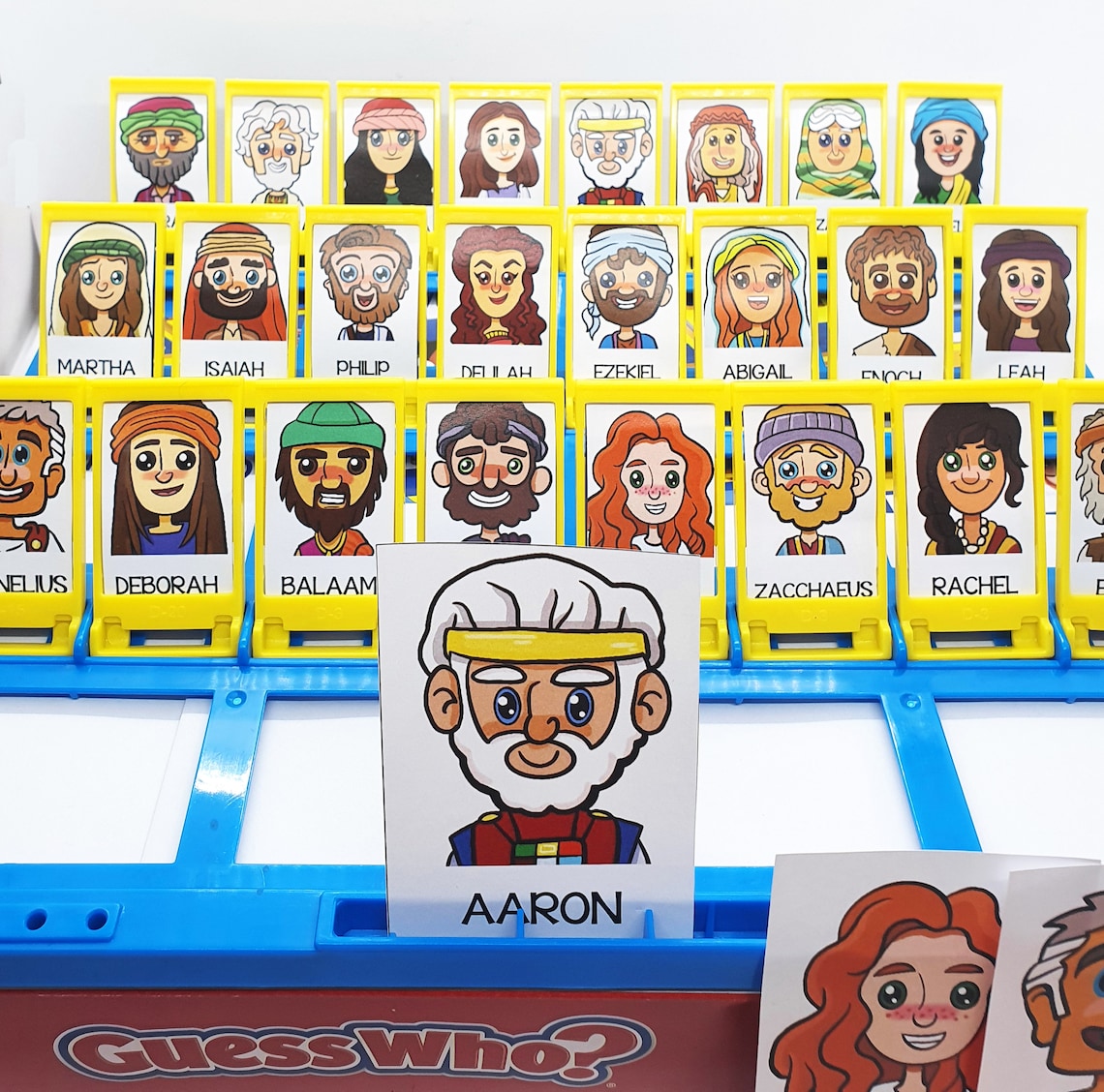 GUESS WHO Set 2 Bible Character Game Cards PDF Download - Etsy