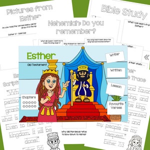 JW Kids Bible Activity - ESTHER - PDF Download