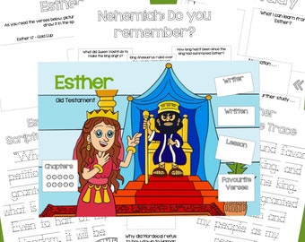 JW Kids Bible Activity - ESTHER - PDF Download