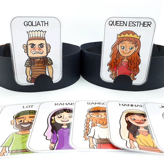 Set 1 Bible Character Celebrity Heads Game Cards PDF Download Etsy