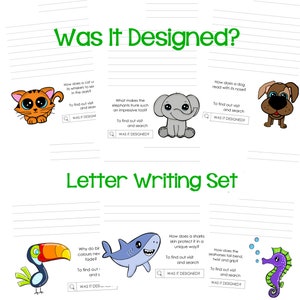 JW Kids Was It Designed? Letter Writing Printable - Set 1