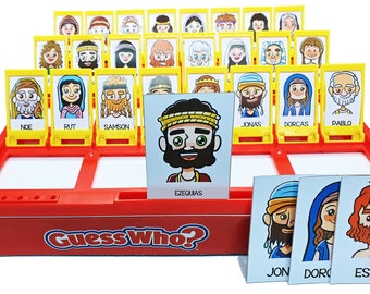 JW Kids - Spanish-GUESS WHO? Set 1 - Bible Character Game Cards pdf Download