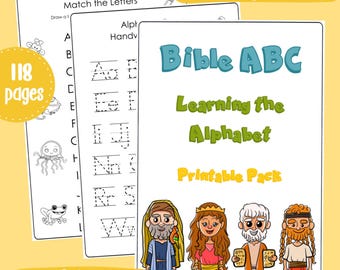 JW Kids – Biblijny alfabet do druku, arkusze ćwiczeń z alfabetem, edukacja domowa, przedszkole, wydruk dla przedszkolaków