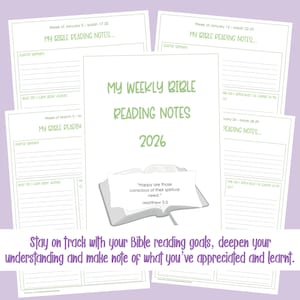 Riunione dei Testimoni di Geova - Diario di lettura settimanale della Bibbia 2026 - Download PDF